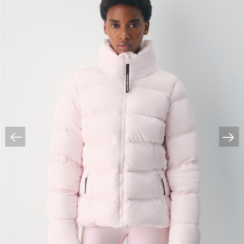 NWT Aritzia The SuperSnug Puff™ - Liquid Shine (pink jacket)